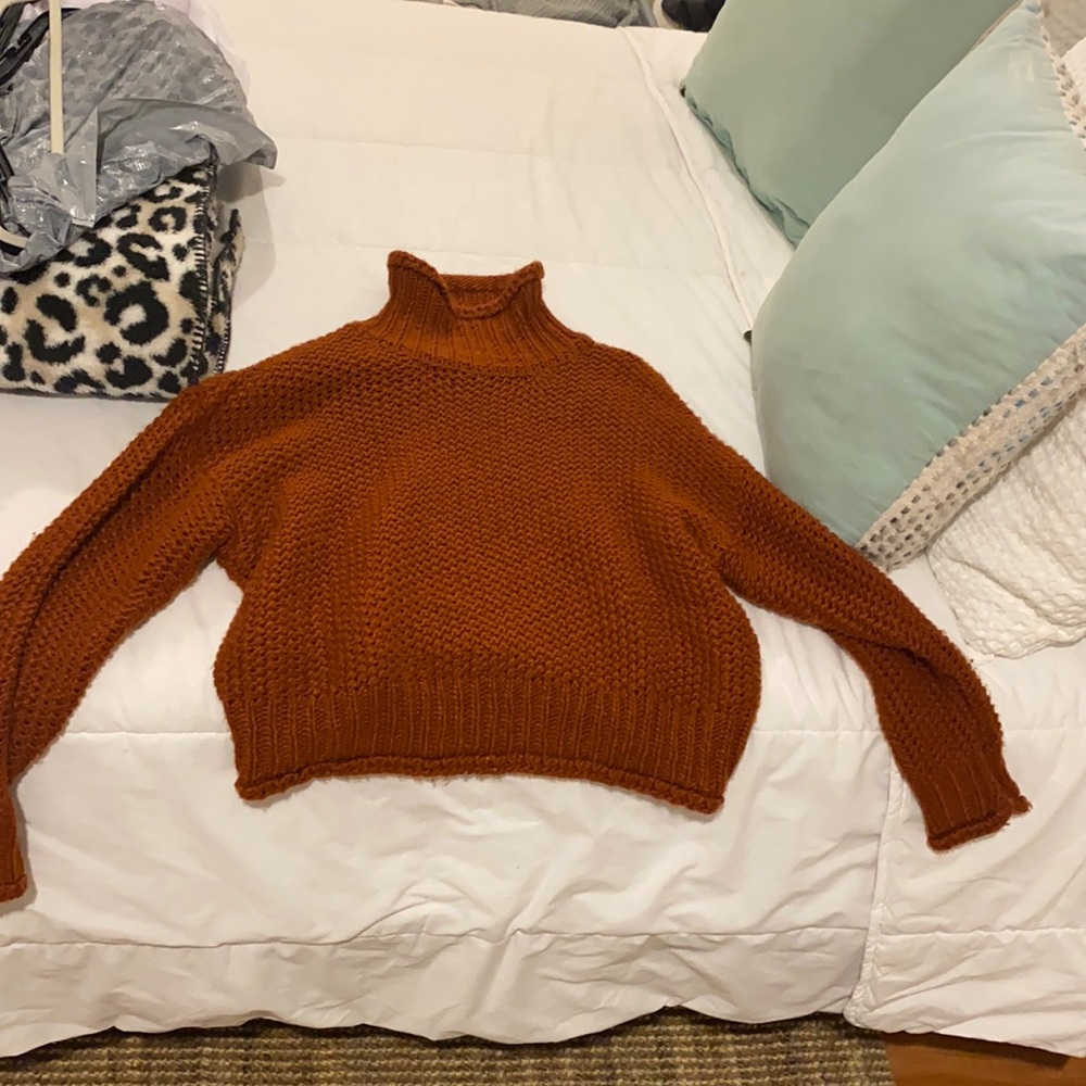 Mock neck sweater
